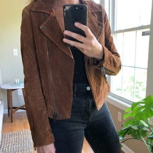 Blank NYC Suede Moto Jacket